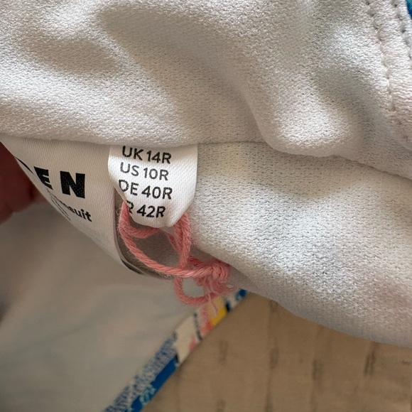 Boden swimsuit NWT US 10 Evia Ruffle swimsuit bathing suit 1 piece S0401 - Picture 7 of 12